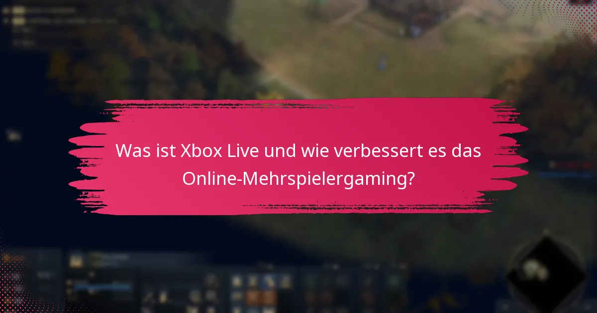 Was sind die Kontovoraussetzungen für Xbox Live?