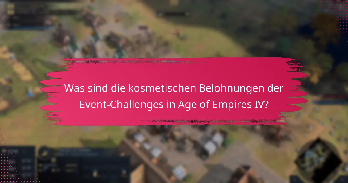 Wie können Spieler die kosmetischen Belohnungen der Event-Challenges verdienen?